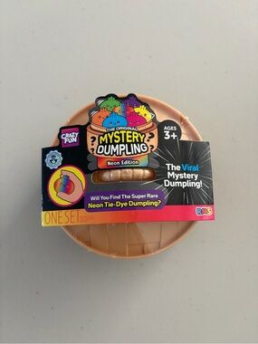 RMS Crazy Fun The Original Mystery Dumpling Neon Tie Dye Edition Squishy SEALED